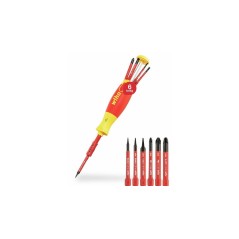 Wiha LiftUp Electric 2831 Screwdriver Handle with Bits - Precision, Comfort & Efficiency for Professionals